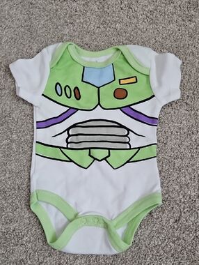 Disney Baby Buzz Lightyear Onesie 3-6 Months Toy Story Bodysuit